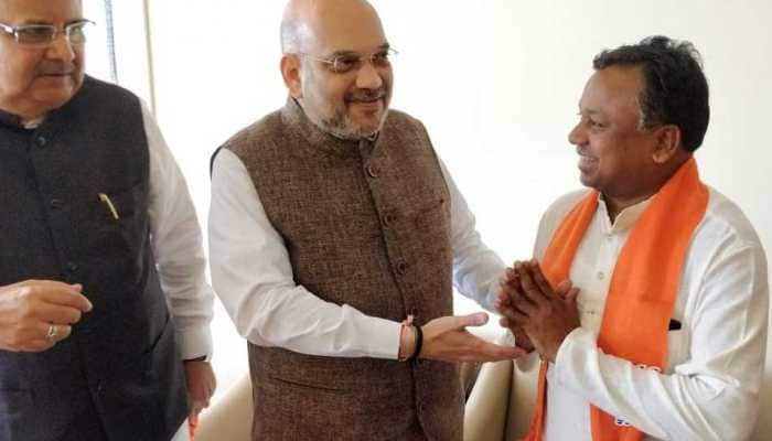 Setback for Congress in Chhattisgarh as key tribal leader Ramdayal Uike joins BJP 