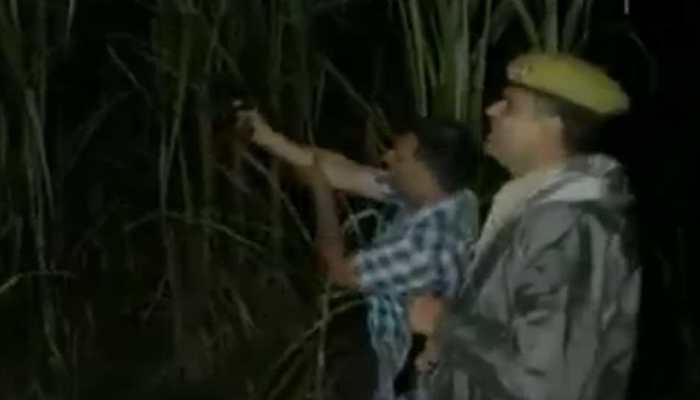UP cops shout 'thain, thain' to scare criminals in UP's Sambhal - WATCH  