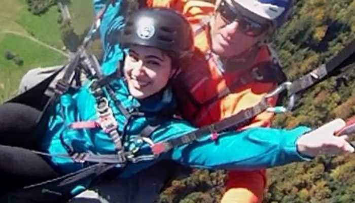 Sara Ali Khan&#039;s paragliding video will tempt you to plan your next vacation ASAP - Watch