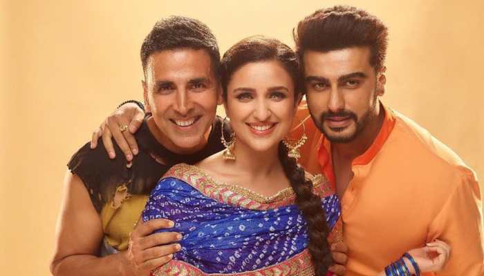 Namaste England meets Namastey London: Akshay Kumar, Parineeti Chopra and Arjun Kapoor pose together—Pic