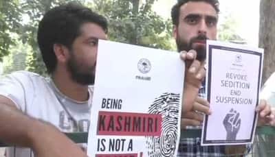 Sedition case: AMU students hold protest, say 'being Kashmiri is not a crime' 