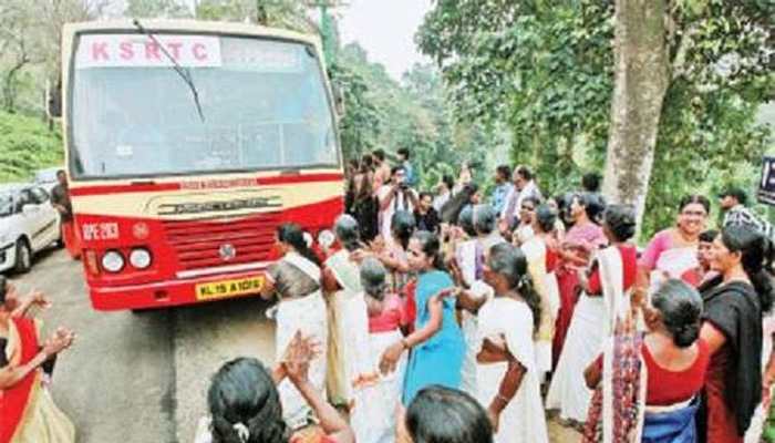 Sabarimala Temple opens for 2nd day, tensions continue, buses cancelled