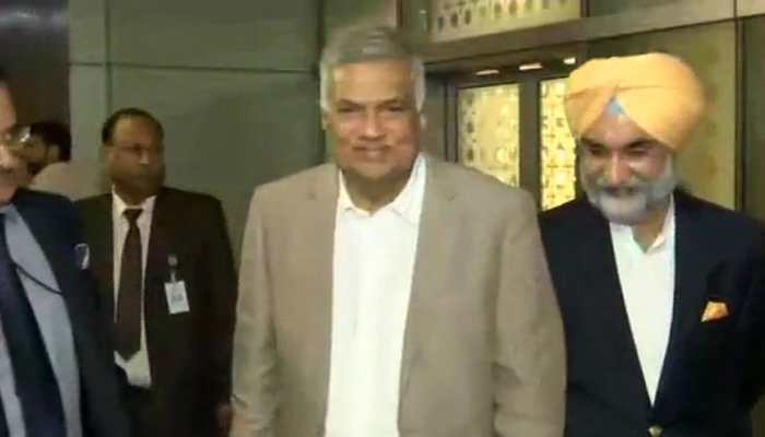 Sri Lankan Prime Minister Ranil Wickremesinghe arrives in Delhi