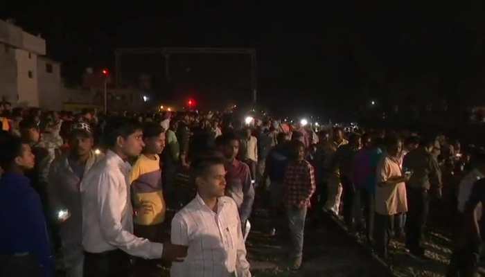 More than 50 killed as train runs over people watching &#039;Ravana dahan&#039; in Amritsar