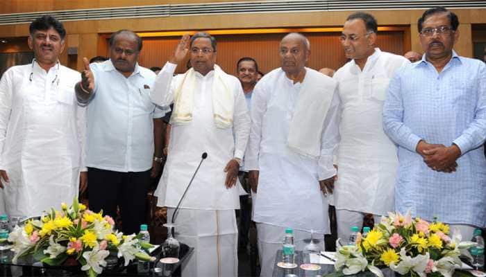 BJP our &#039;common enemy&#039;, declare Karnataka Congress and JDS leaders