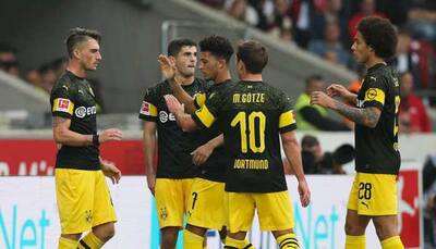 Bundesliga: Borussia Dortmund crush lowly Stuttgart to stay top