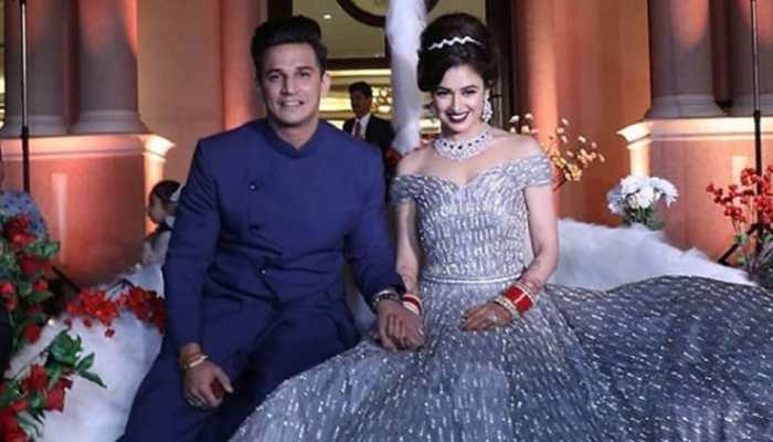 Yuvika Chaudhary-Prince Narula&#039;s wedding reception videos highlight fairytale romance—Watch