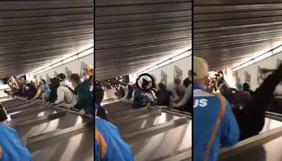 Over 20 injured after escalator malfunctions, rapidly speeds down in Rome - Watch