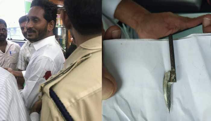 YSRCP chief Jagan Mohan Reddy stabbed by unidentified assailant at Visakhapatnam Airport