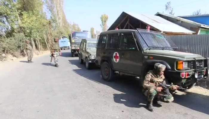 Jammu &amp; Kashmir: Encounter underway between terrorists, security forces in Baramulla