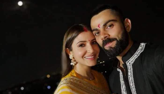 Anushka Sharma and Virat Kohli spill love on first Karwa Chauth—Pics