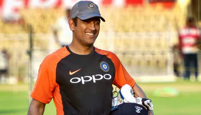 MSD slogs it out in the nets ahead of Mumbai ODI against West Indies 