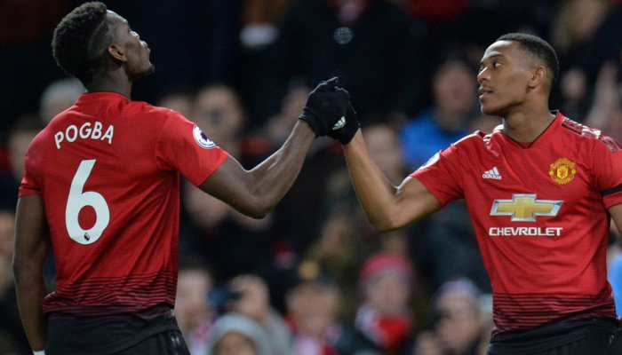 EPL: Paul Pogba, Anthony Martial earn Manchester United 2-1 win over Everton