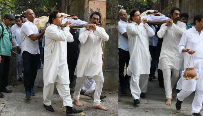 Arjun Rampal's mother's last rites performed, B-Town celebs pay respects