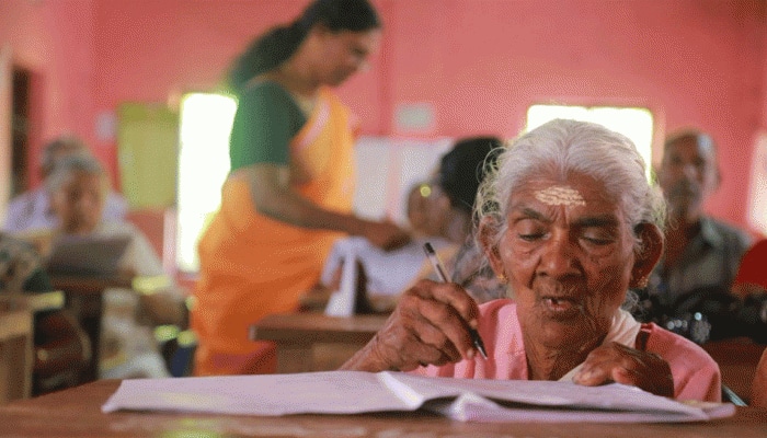 Nervous nineties? Not at all: 96-year-old scores 98/100 in literacy exam