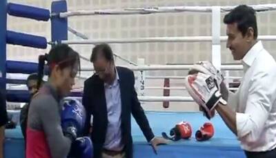 Mary Kom trades punches with Rajyavardhan Singh Rathore in 'fun session'