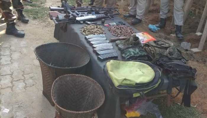 Assam: SSB troopers in Cachar District seize massive cache of weapons