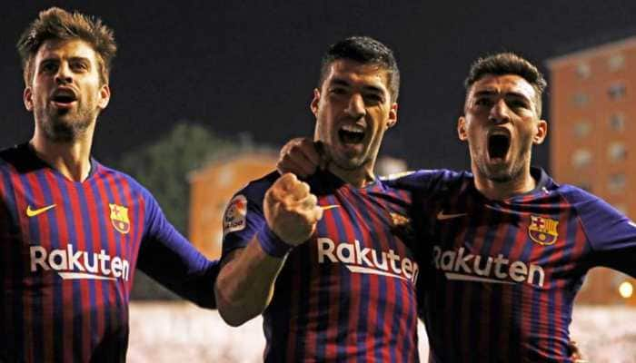 La Liga: Luis Suarez strikes late as Barca snatch victory at Rayo Vallecano