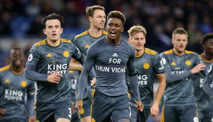 Leicester City winger Demarai Gray booked for tribute to late Leicester owner