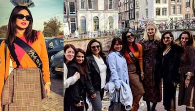 Priyanka Chopra piggybacks her 'sister-in-law' Sophie Turner and that too in high heels—Watch video