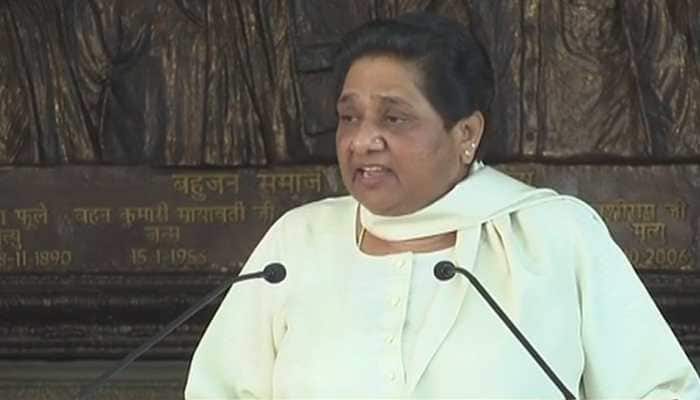 BJP, Congress trying to abolish reservation, says Mayawati