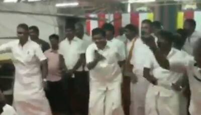 Tamil Nadu Minister SP Velumani dances during a temple festival in Coimbatore - watch