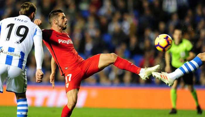 La Liga: Sevilla fall further behind leaders Barcelona with draw at Real Sociedad