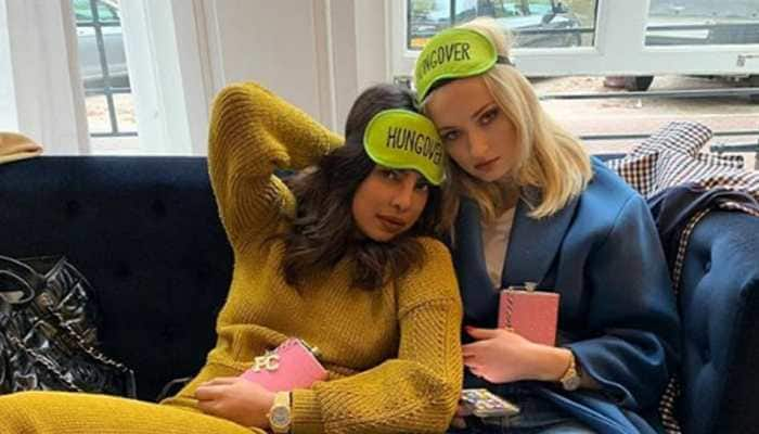 Priyanka Chopra&#039;s &#039;hungover&#039; pic with sister-in-law Sophie Turner will give you perfect bachelorette feels