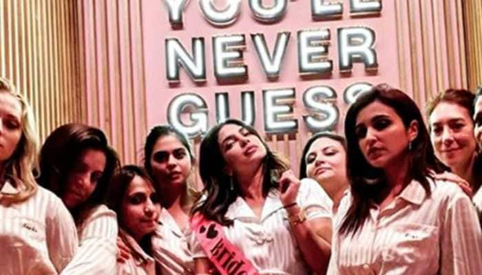 Priyanka Chopra has &#039;payjama&#039; party with Isha Ambani, Parineeti Chopra - See pics