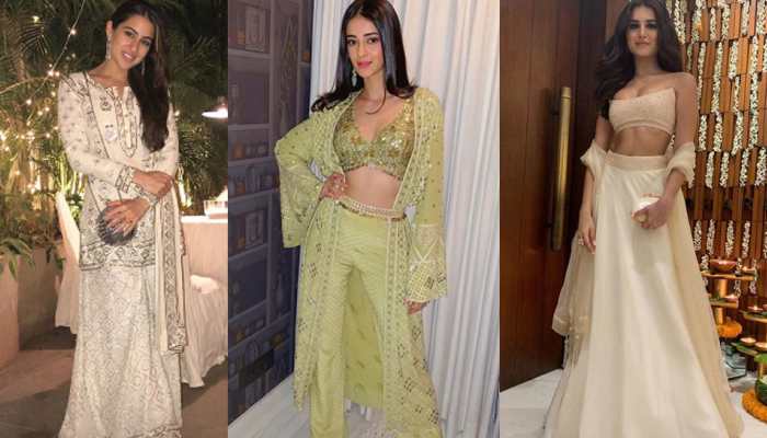 Sara Ali Khan, Ananya Panday and Tara Sutaria rock the ethnic look—Pics