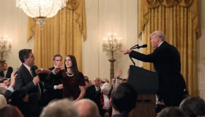 White House suspends press credentials of CNN journalist after spat with Trump 