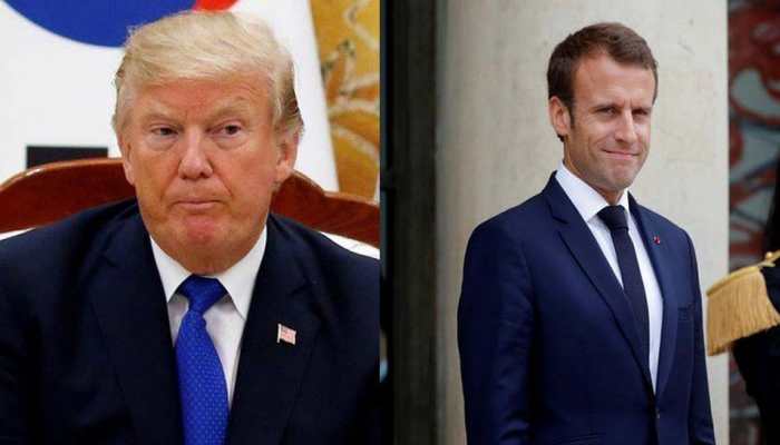 Donald Trump says French President Emanuel Macron&#039;s call for European Army &#039;very insulting&#039;