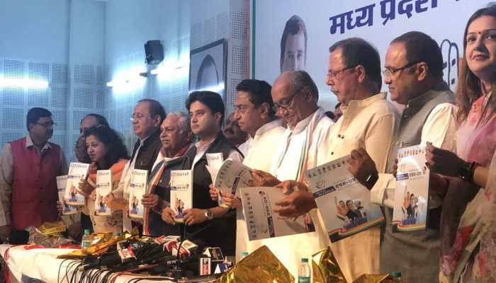 Congress promises women security, employment in Madhya Pradesh manifesto