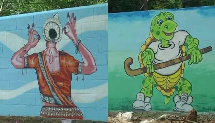 Artists paint Bhubaneswar streets ahead of Men's Hockey World Cup