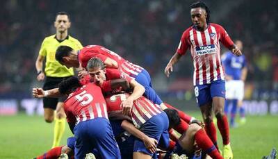 Atletico Madrid enjoy late goal from Godin in 3-2 win over Bilbao