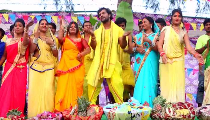 Khesari Lal Yadav's new Chhath song 'Ara Chapra Ke Ghat Nik Lagela' crosses 2 mn views on YouTube—Watch