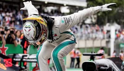 Formula-1: Lewis Hamilton finally gets to celebrate in style 