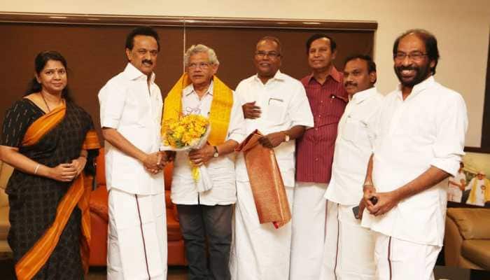 CPM will join hands with DMK for upcoming polls, says Sitaram Yechury after meeting with MK Stalin