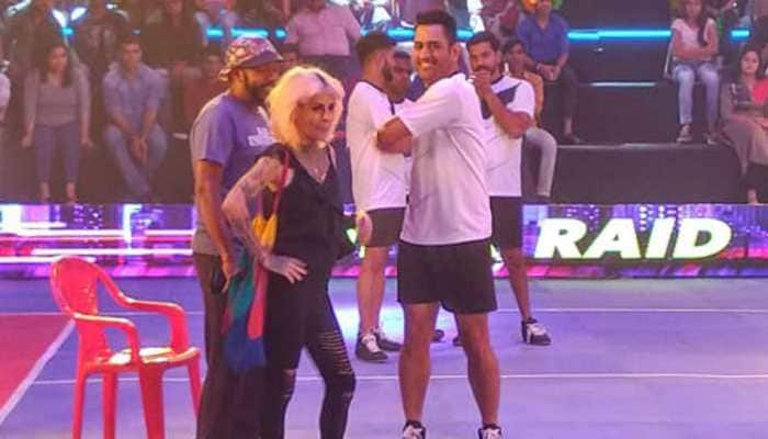 After ruling cricket field, MS Dhoni has a go at Kabaddi