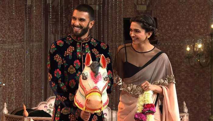 Drop everything and check out groom Ranveer Singh&#039;s first pic in golden sherwani—See inside