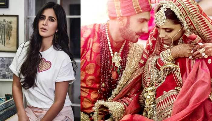 Katrina Kaif is all hearts for Deepika Padukone-Ranveer Singh&#039;s wedding pics! Check her post