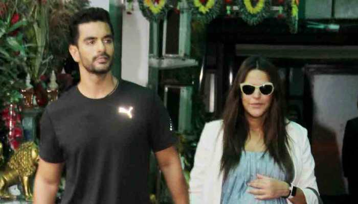 Parents-to-be Neha Dhupia, Angad Bedi spotted at clinic in Bandra — See pics