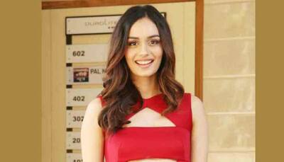 Miss World Manushi Chillar looks gorgeous in red stylish cut-out dress — Pics inside