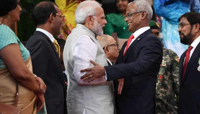 Looking forward to strengthening bilateral relations: PM Modi at Maldives President&#039;s swearing-in