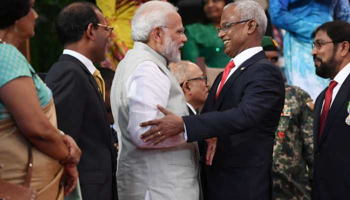 Looking forward to strengthening bilateral relations: PM Modi at Maldives President's swearing-in