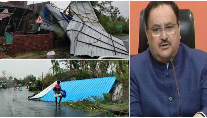 Cyclone Gaja: JP Nadda speaks to TN Health Minister, assures of all possible help from Centre