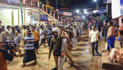 Sabarimala temple row: Protests in Kerala over late night police crackdown and detention of right-wing activists 