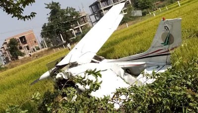 Private aircraft crashes in Telangana, pilot safe