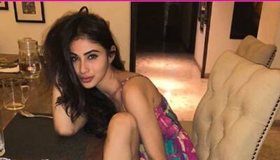Mouni Roy looks like a breath of fresh of air in electric blue skater dress—Pics
