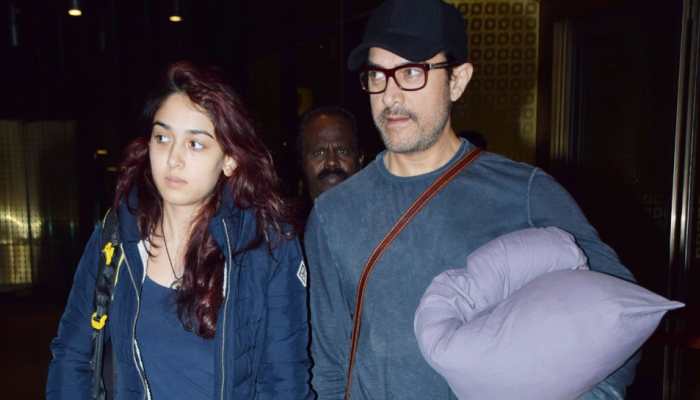Aamir Khan and daughter Ira&#039;s airport look shouts &#039;comfort&#039;—See pics